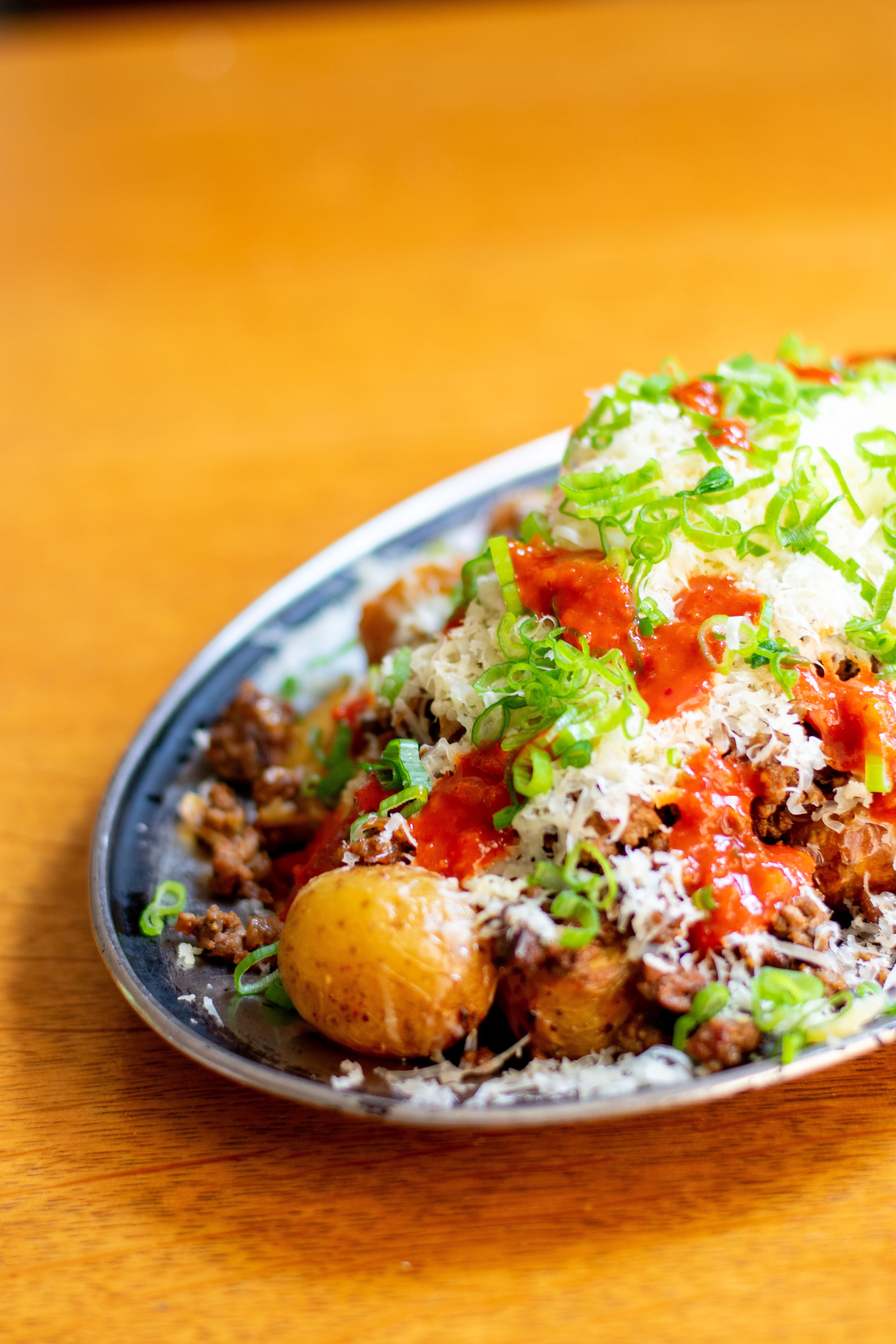 Chimac Whiskey Wing Sauce Taco Home Fries