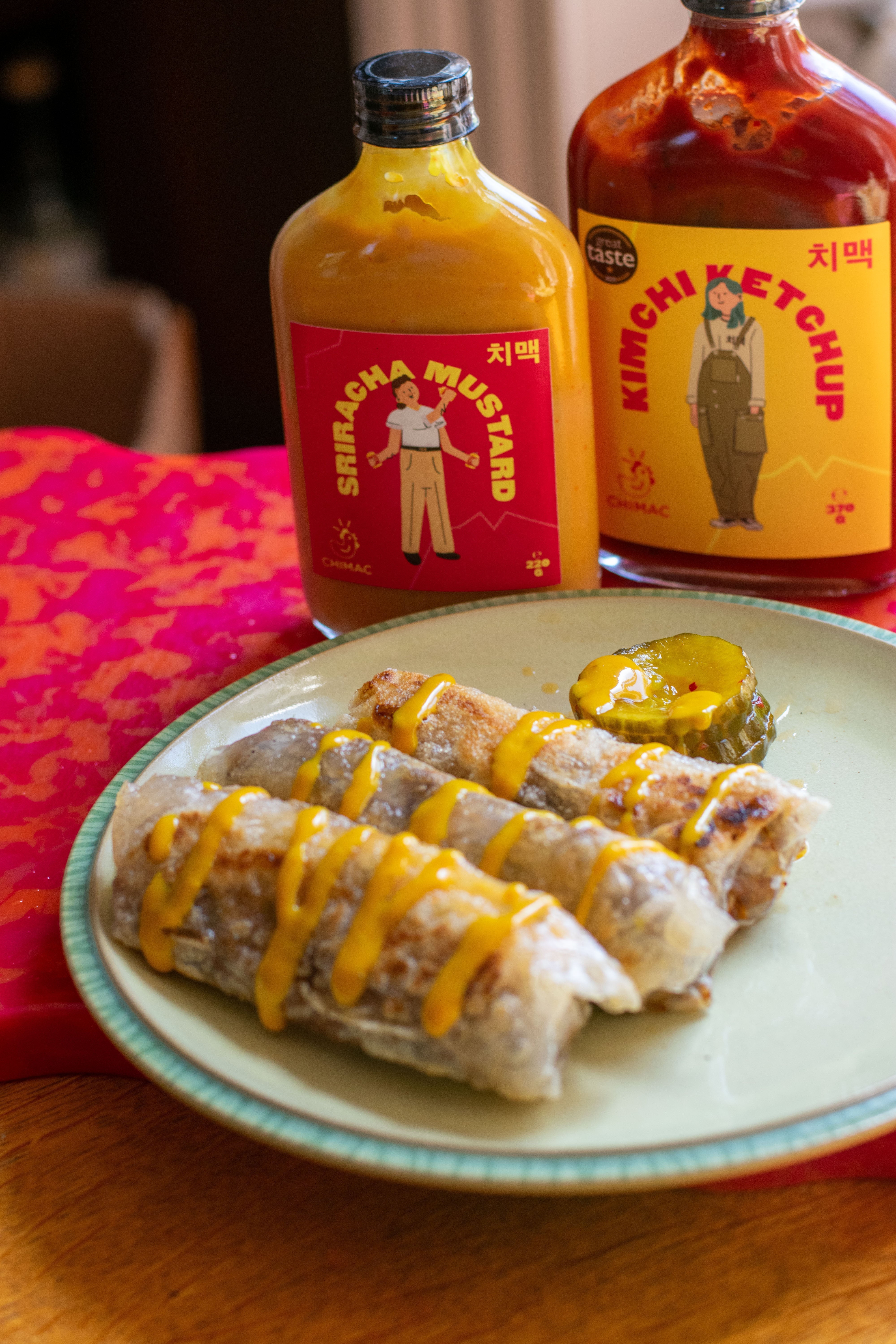 Burger Spring Rolls