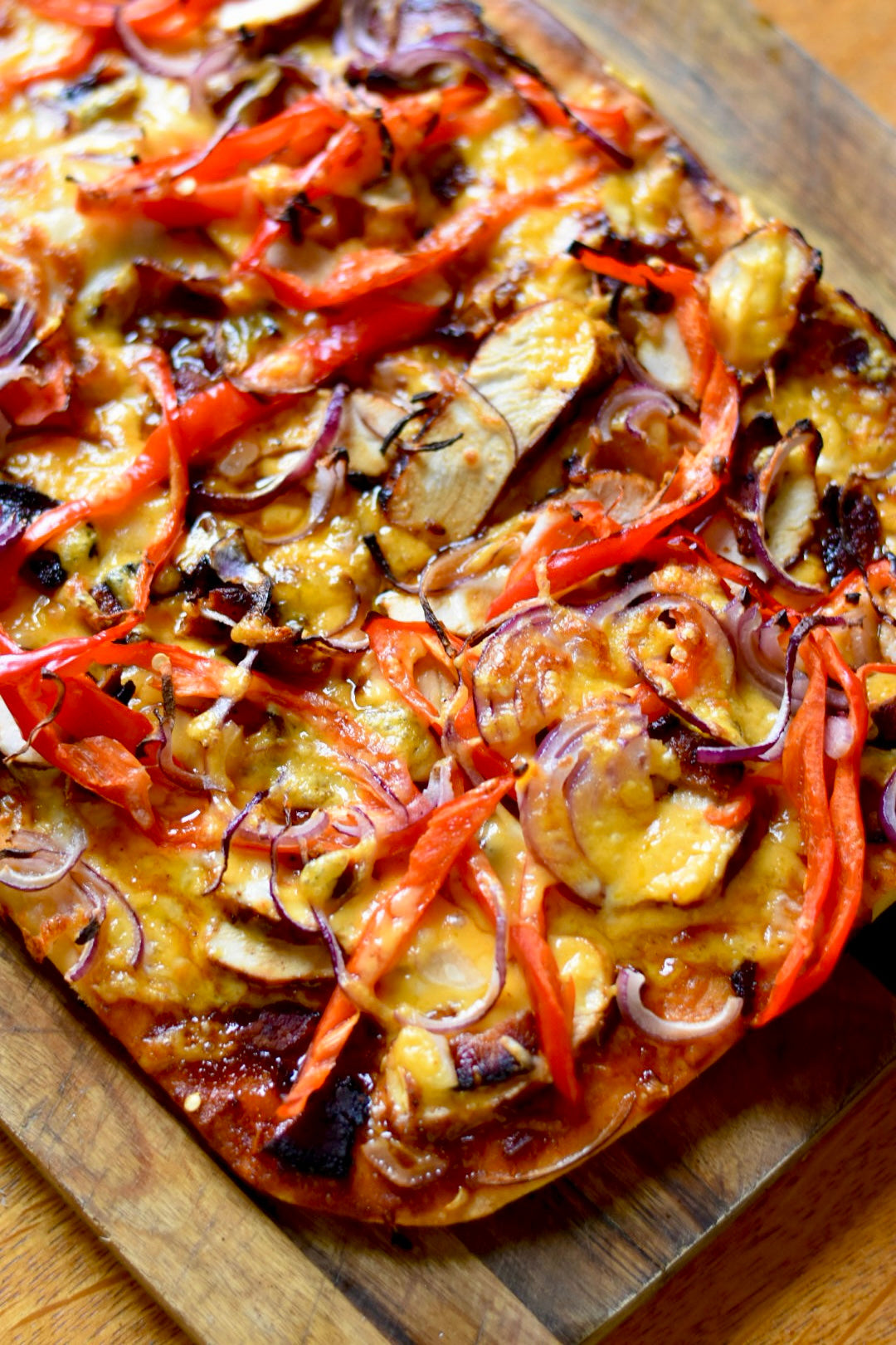 Korean BBQ Chicken Pizza Recipe