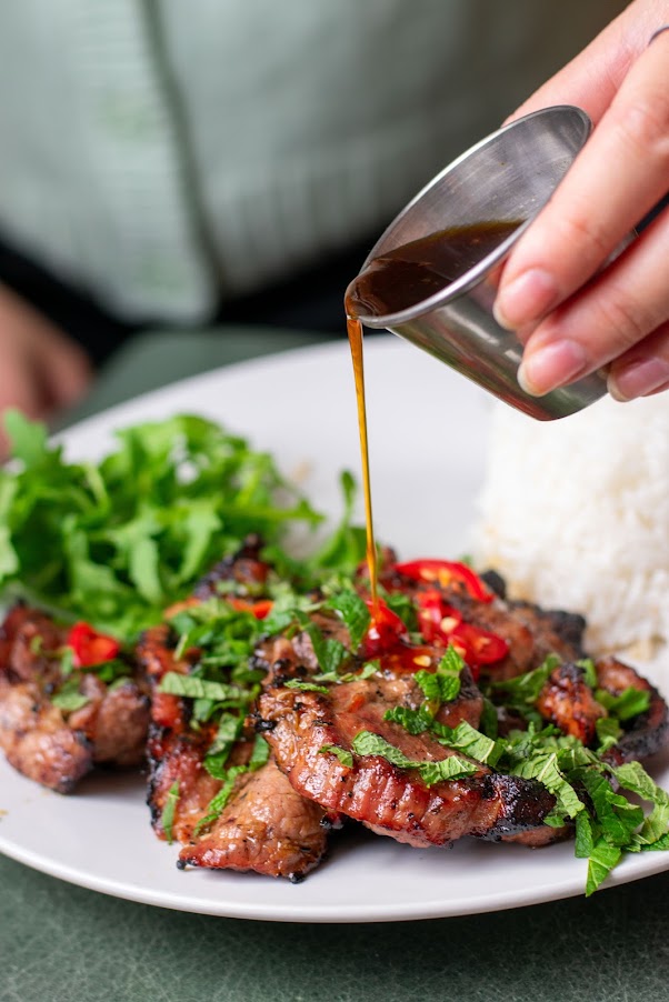 Vietnamese-Style Charcoal Grilled Pork and Rice