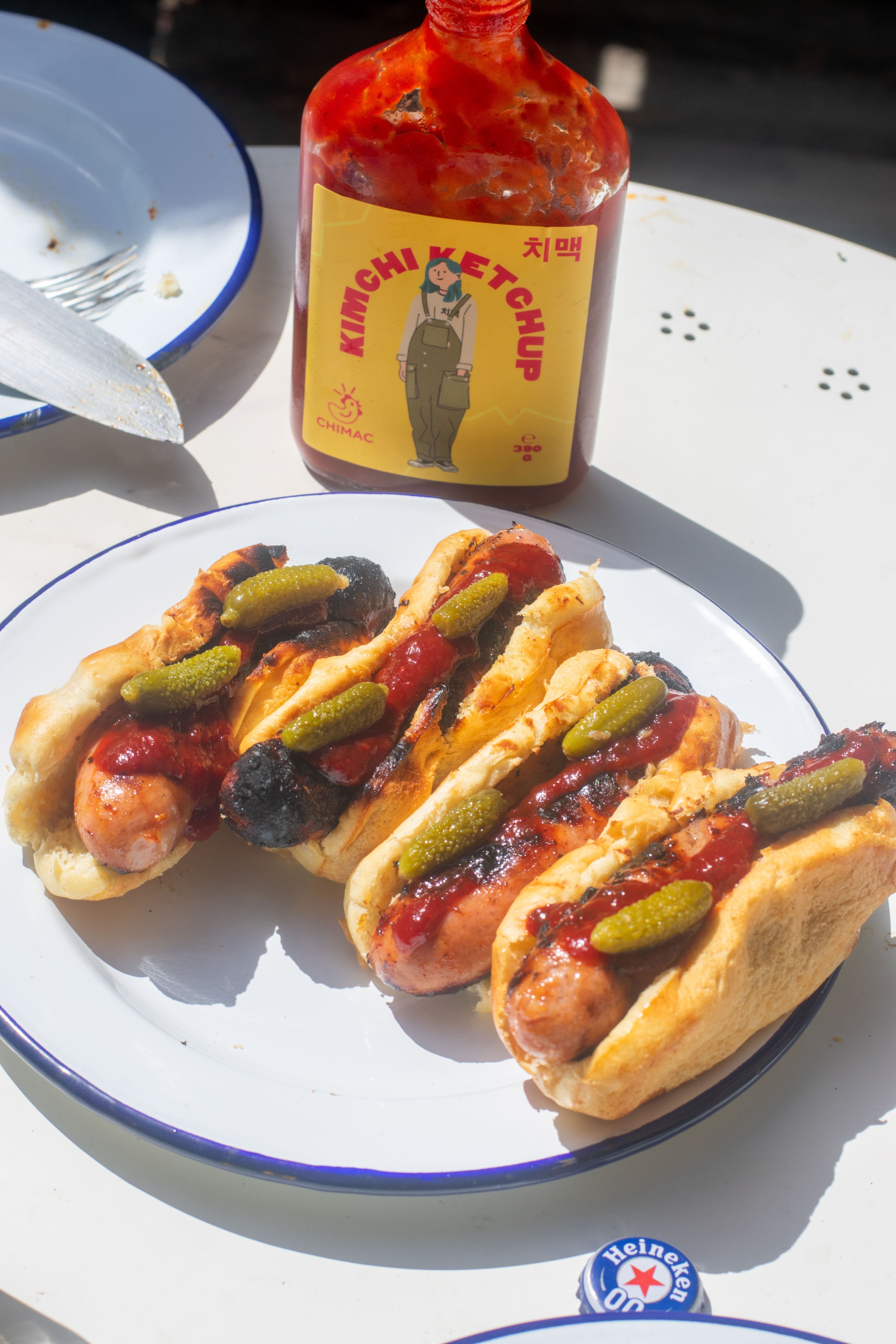 Chimac style Hot dogs