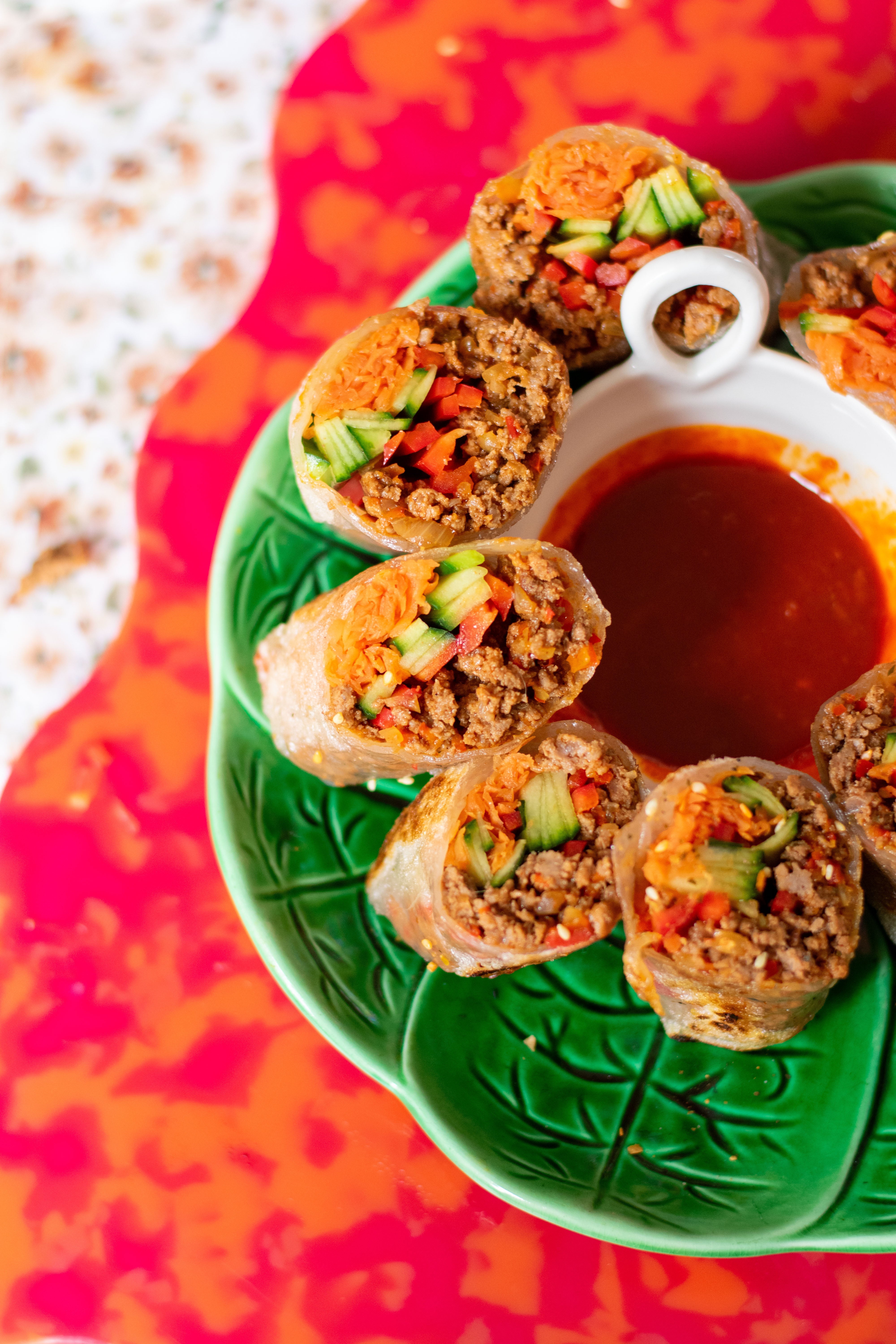 Crispy Pan-Fried Summer Rolls