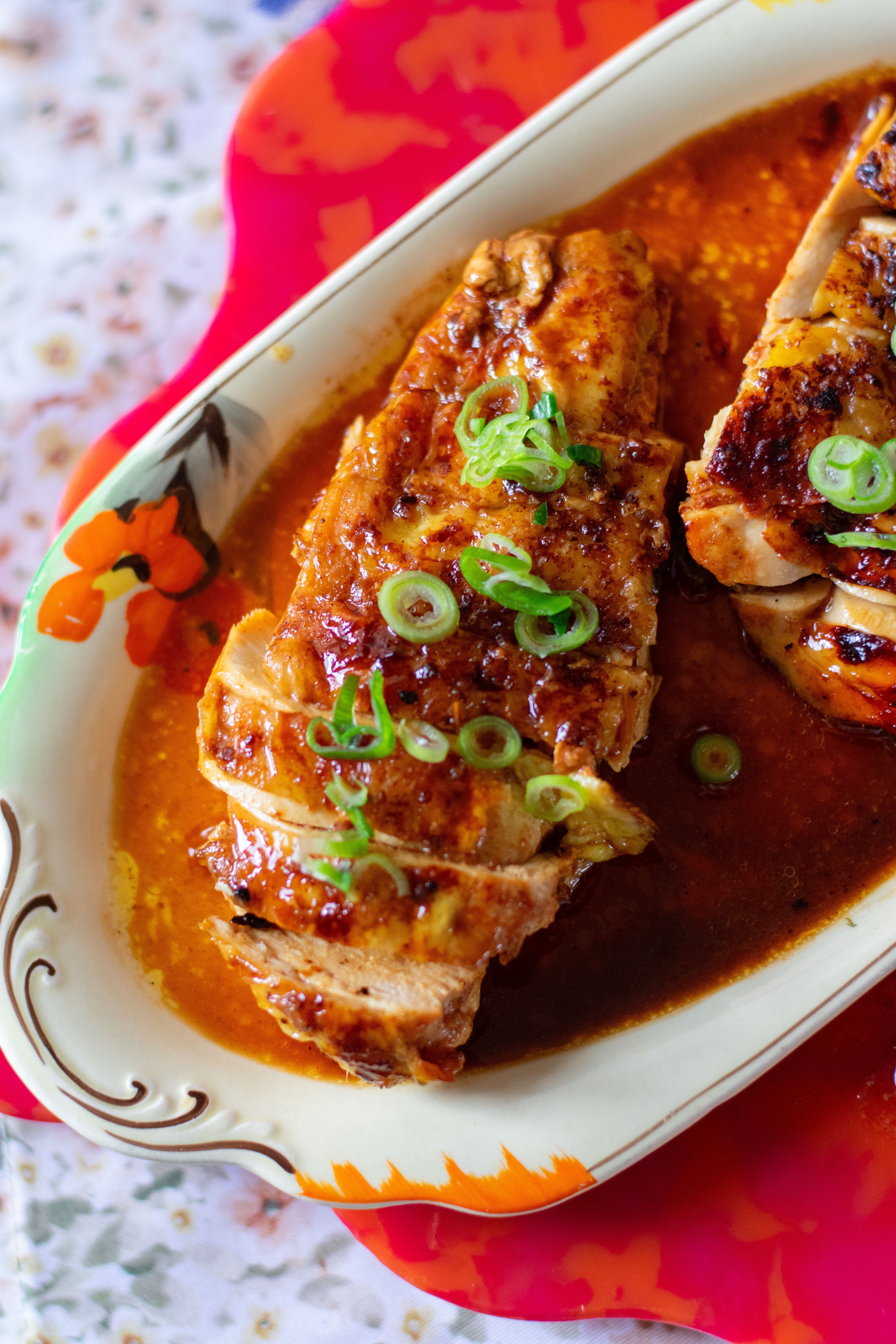 Crispy Skin Pan-Fried Chicken